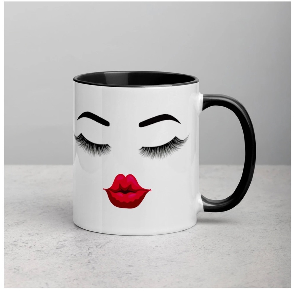 Lips and Lashes Mug